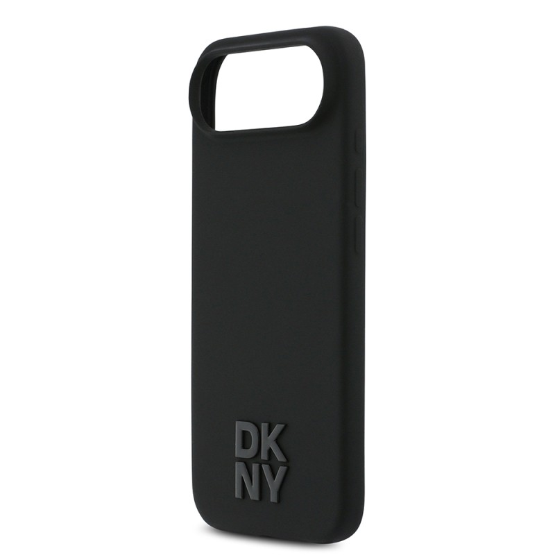 Apple iPhone 17 Air Kılıf DKNY Orjinal Lisanslı M-safe Şarj Özellikli Metal Logolu Silikon Kapak - 8