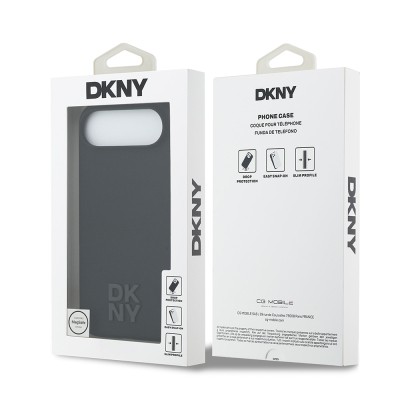 Apple iPhone 17 Air Kılıf DKNY Orjinal Lisanslı M-safe Şarj Özellikli Metal Logolu Silikon Kapak - 10