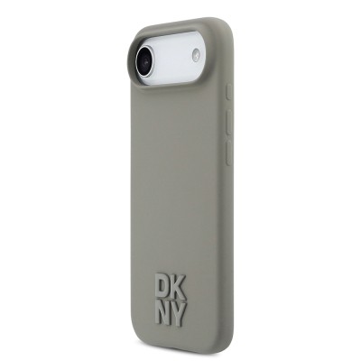 Apple iPhone 17 Air Kılıf DKNY Orjinal Lisanslı M-safe Şarj Özellikli Metal Logolu Silikon Kapak - 11