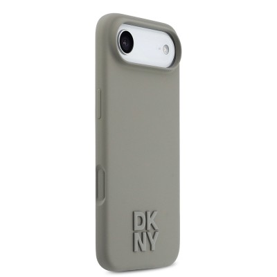 Apple iPhone 17 Air Kılıf DKNY Orjinal Lisanslı M-safe Şarj Özellikli Metal Logolu Silikon Kapak - 13