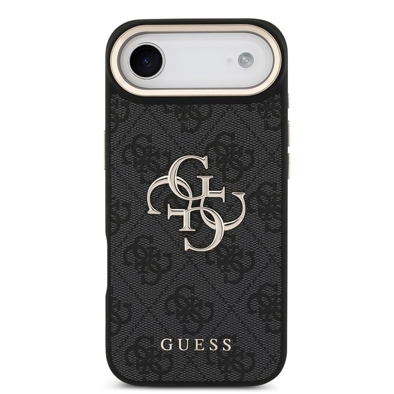 Apple iPhone 17 Air Kılıf Guess Orjinal Lisanslı 4G Büyük Metal Logolu Kalın Askılı Kapak - 6
