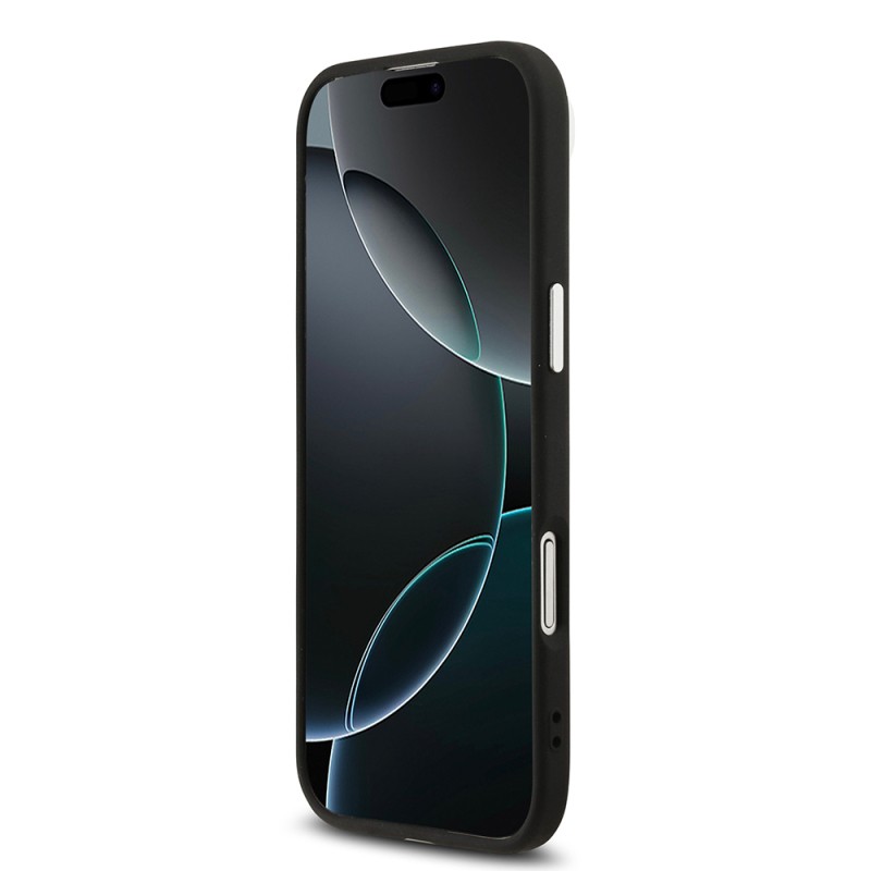 Apple iPhone 17 Air Kılıf Karl Lagerfeld Orjinal Lisanslı M-safe Şarj Özellikli Metal Kamera ve Buton Tasarımlı K&C PU Deri Kapak - 20
