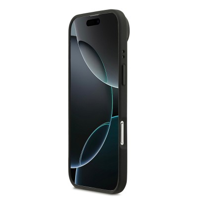 Apple iPhone 17 Air Kılıf Lacoste Orjinal Lisanslı M-safe Şarj Özellikli Standlı PU Deri Karışık Monogram Desenli Kapak - 6
