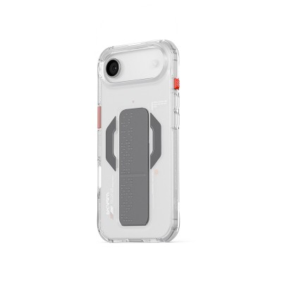 Apple iPhone 17 Air Kılıf M-Safe Şarj Özellikli Airbag Tasarımlı Standlı Skinarma Haxa Kapak - 5