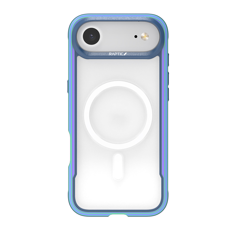 Apple iPhone 17 Air Kılıf M-safe Şarj Özellikli Airbagli Raptic Shield Serisi Şeffaf Arka Yüzey Kapak - Colorful