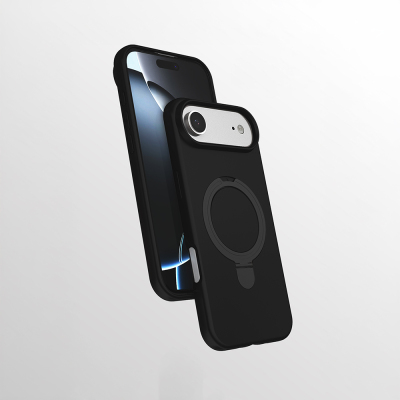 Apple iPhone 17 Air Kılıf M-safe Şarj Özellikli Standlı Zore Samara Kapak - Zore