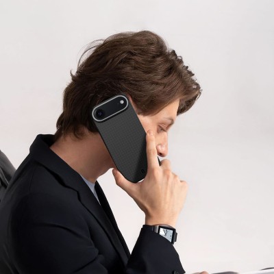 Apple iPhone 17 Air Kılıf M-safe Şarj Özellikli Wiwu DCC-208 Aramid Armor Kapak - 11