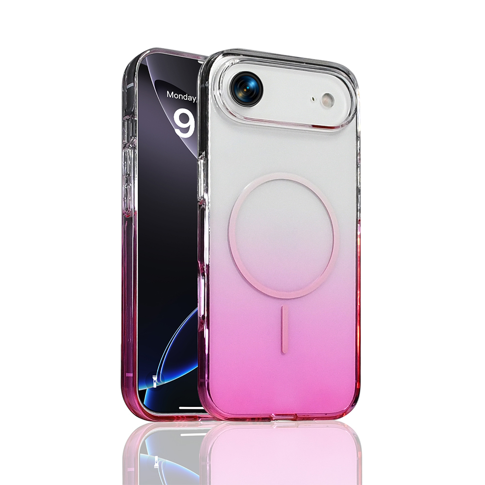 iPhone 17 Air Kılıf M-Safe Şarj Özellikli Zore Septik Silikon Kapak - Mor