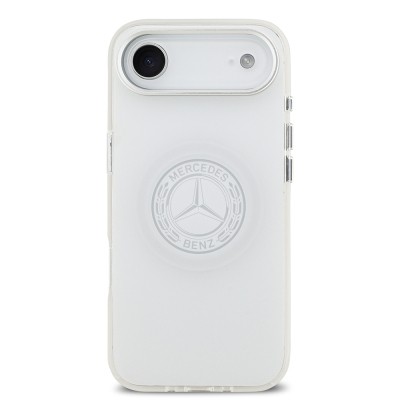 Apple iPhone 17 Air Kılıf Mercedes Benz Orjinal Lisanslı M-safe Şarj Özellikli Buzlu PC Nostaljik Yıldız Dizayn Kapak - 5