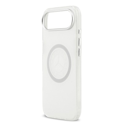 Apple iPhone 17 Air Kılıf Mercedes Benz Orjinal Lisanslı M-safe Şarj Özellikli Buzlu PC Nostaljik Yıldız Dizayn Kapak - 8