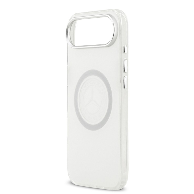 Apple iPhone 17 Air Kılıf Mercedes Benz Orjinal Lisanslı M-safe Şarj Özellikli Buzlu PC Nostaljik Yıldız Dizayn Kapak - 8