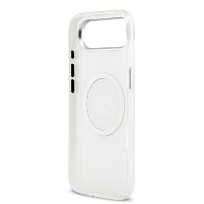 Apple iPhone 17 Air Kılıf Mercedes Benz Orjinal Lisanslı M-safe Şarj Özellikli Buzlu PC Nostaljik Yıldız Dizayn Kapak - 9