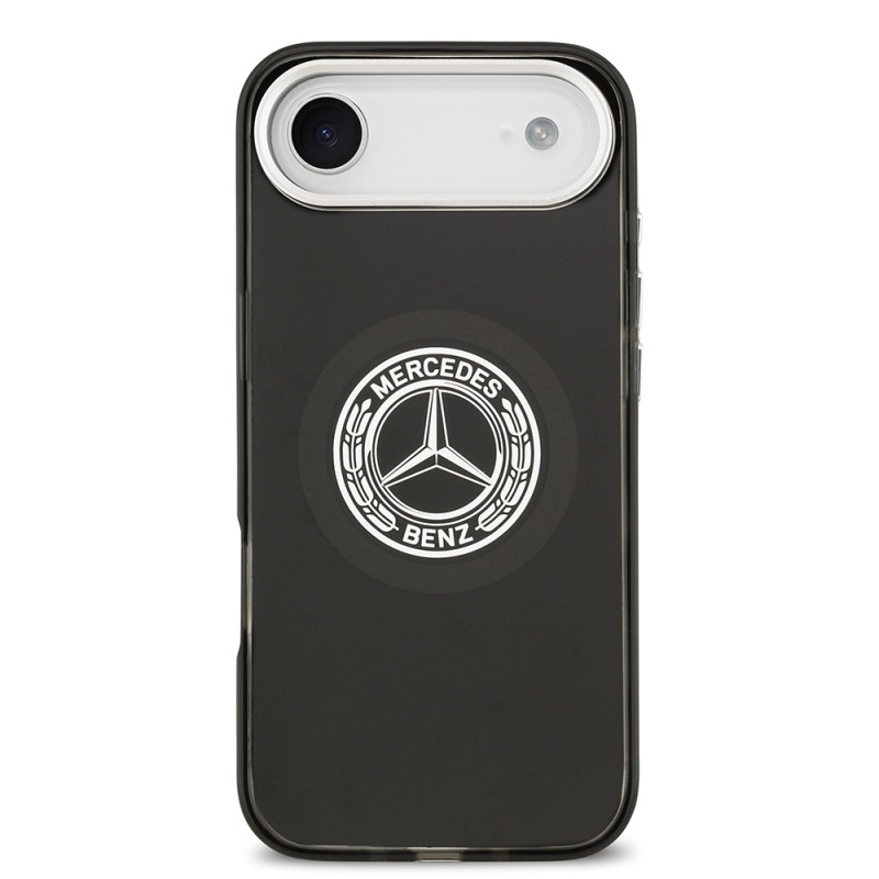 Apple iPhone 17 Air Kılıf Mercedes Benz Orjinal Lisanslı M-safe Şarj Özellikli Çift Katmanlı PC Nostaljik Yıldız Dizayn Kapak - 5