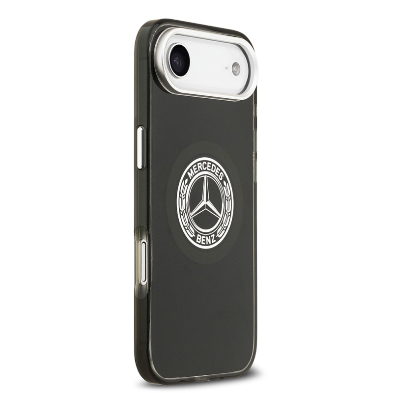 Apple iPhone 17 Air Kılıf Mercedes Benz Orjinal Lisanslı M-safe Şarj Özellikli Çift Katmanlı PC Nostaljik Yıldız Dizayn Kapak - 6