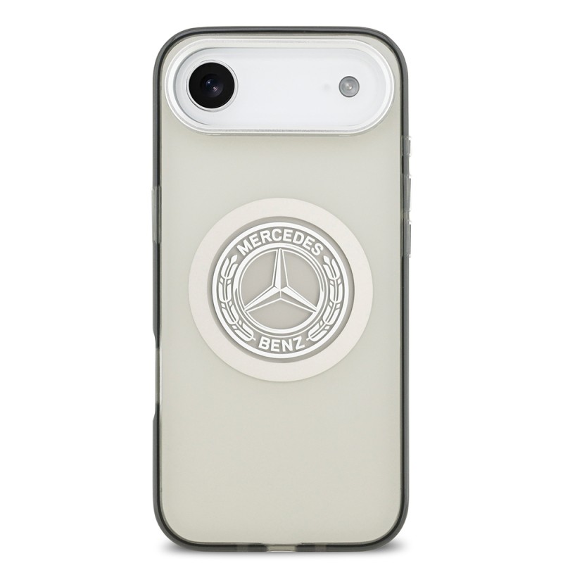 Apple iPhone 17 Air Kılıf Mercedes Benz Orjinal Lisanslı M-safe Şarj Özellikli Çift Katmanlı PC Nostaljik Yıldız Dizayn Kapak - 12