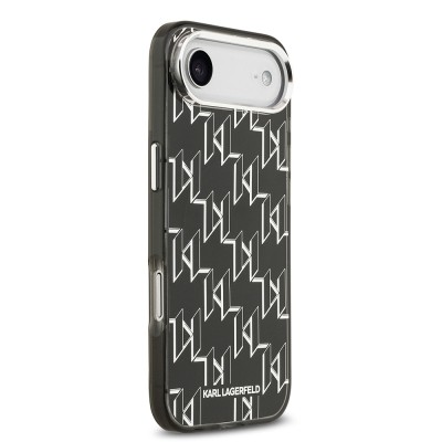 Apple iPhone 17 Air Kılıf Orjinal Lisanslı M-safe Şarj Özellikli Karl Lagerfeld IML Baskılı Monogram Dizayn Kapak - 5