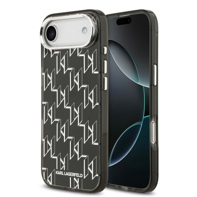 Apple iPhone 17 Air Kılıf Orjinal Lisanslı M-safe Şarj Özellikli Karl Lagerfeld IML Baskılı Monogram Dizayn Kapak - 2