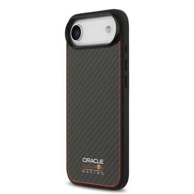 Apple iPhone 17 Air Kılıf Redbull Orjinal Lisanslı M-safe Şarj Özellikli Karbon Fiber Parlayan Logolu Kapak - 4