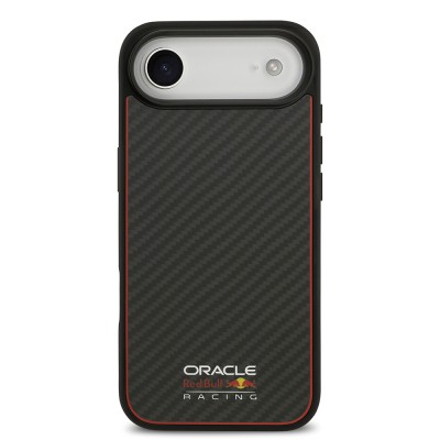 Apple iPhone 17 Air Kılıf Redbull Orjinal Lisanslı M-safe Şarj Özellikli Karbon Fiber Parlayan Logolu Kapak - 5