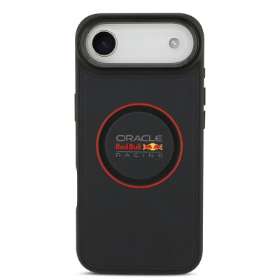 Apple iPhone 17 Air Kılıf Redbull Orjinal Lisanslı M-safe Şarj Özellikli Kırmızı Halka ve Logo Kabartmalı PU Deri Kapak - 5