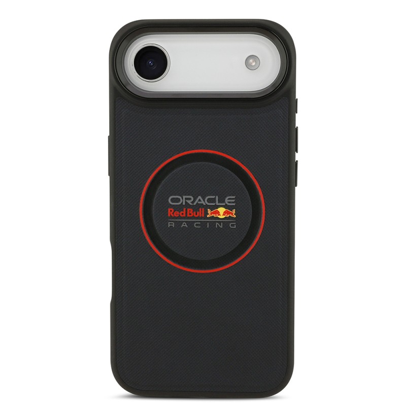 Apple iPhone 17 Air Kılıf Redbull Orjinal Lisanslı M-safe Şarj Özellikli Kırmızı Halka ve Logo Kabartmalı PU Deri Kapak - 5