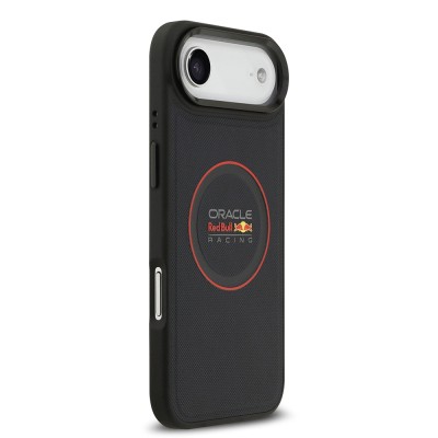 Apple iPhone 17 Air Kılıf Redbull Orjinal Lisanslı M-safe Şarj Özellikli Kırmızı Halka ve Logo Kabartmalı PU Deri Kapak - 6