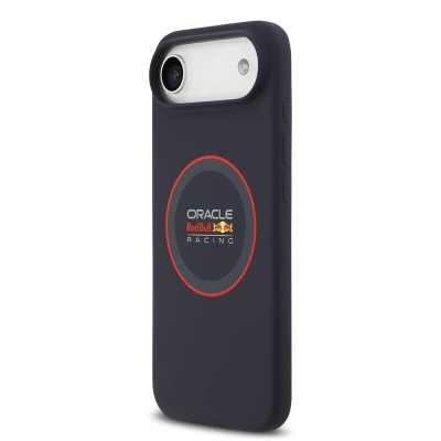 Apple iPhone 17 Air Kılıf Redbull Orjinal Lisanslı M-safe Şarj Özellikli Kırmızı Halka ve Logo Silikon Kapak - 3