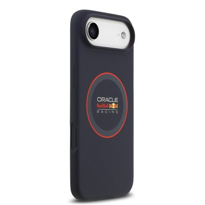 Apple iPhone 17 Air Kılıf Redbull Orjinal Lisanslı M-safe Şarj Özellikli Kırmızı Halka ve Logo Silikon Kapak - 5