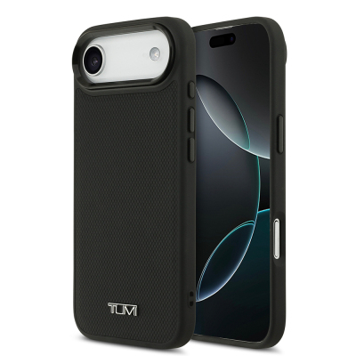 Apple iPhone 17 Air Kılıf TUMI M-safe Şarj Özellikli Deri Noktalı Dizayn Kapak - TUMI