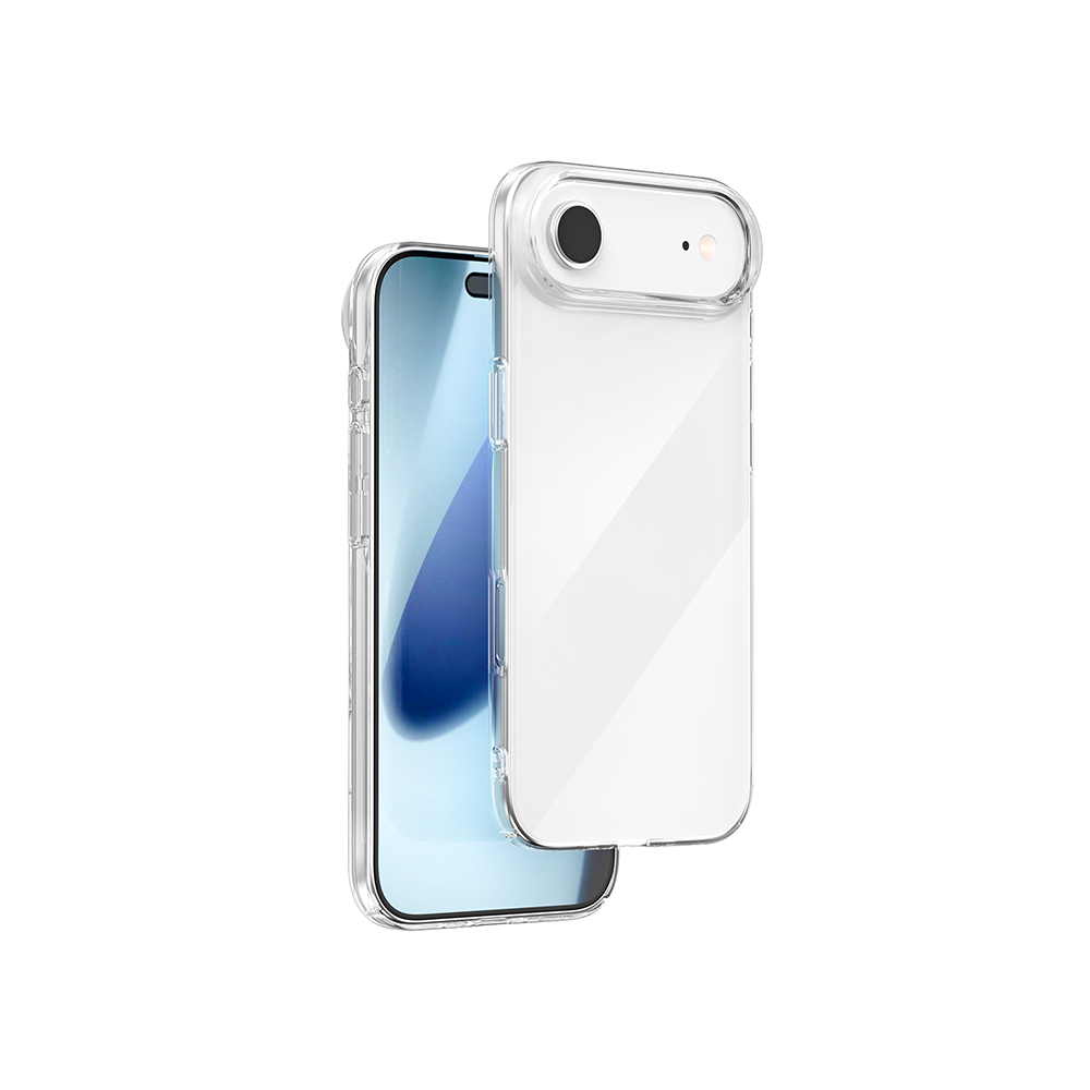 Apple iPhone 17 Air Kılıf Wiwu YXK-206 Invisible Sert PC Kapak - Şeffaf