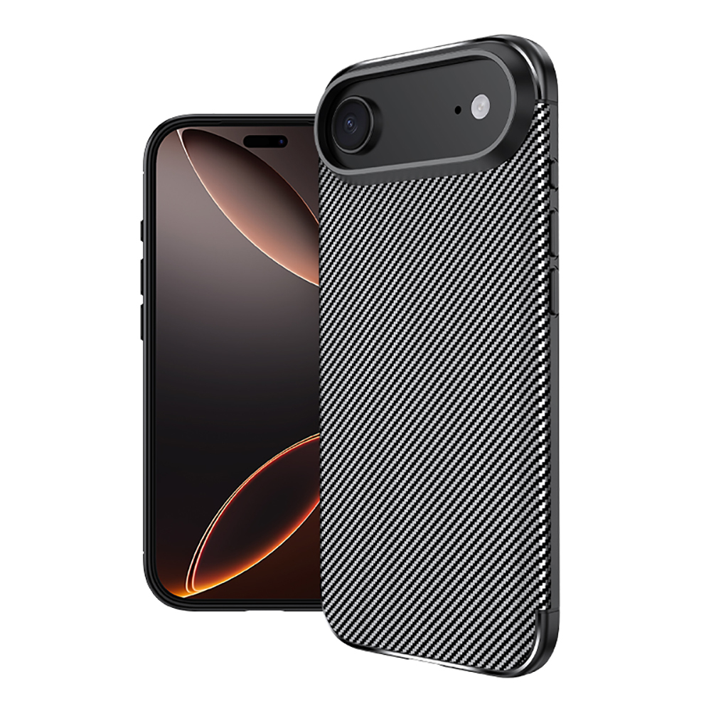 iPhone 17 Air Kılıf NXXA Negro Silikon Kapak - Siyah