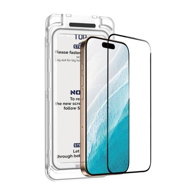 Apple iPhone 17 Air Wiwu SQ-008 Oleophobic Easy Install Impact Resistant Tempered Glass Screen Protector + Easy Application Tool - 4