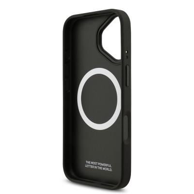 Apple iPhone 17 Case BMW Original Licensed M-Safe Charging Feature Carbon Fiber Metal Logo Cover - 8