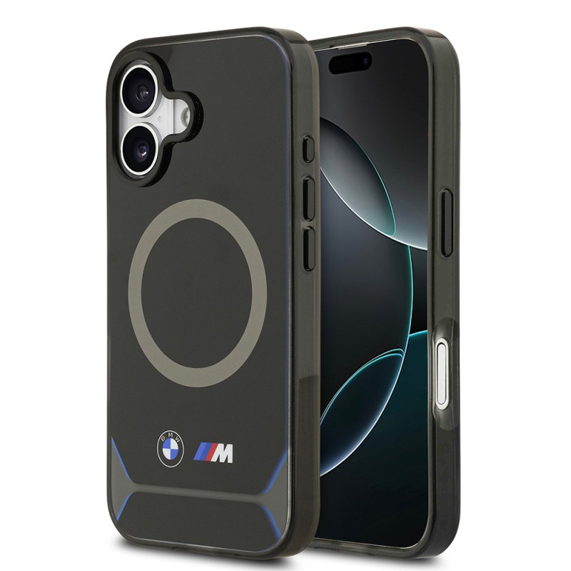 Apple iPhone 17 Case BMW Original Licensed M-safe Charging Feature Metal Button Design IML Printed M Design Cover - 1