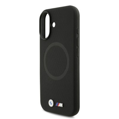 Apple iPhone 17 Case BMW Original Licensed M-Safe Charging Feature Metal Logo Perforated M Design Leather Cover - 18