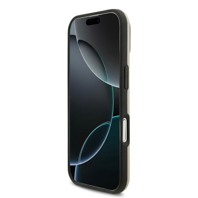 Apple iPhone 17 Case BMW Original Licensed M-Safe Charging Feature Metal Logo Perforated M Design Leather Cover - 24