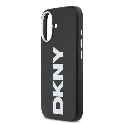Apple iPhone 17 Case DKNY Original Licensed M-Safe Charging Feature PU Large Vertical Logo Cover - 7