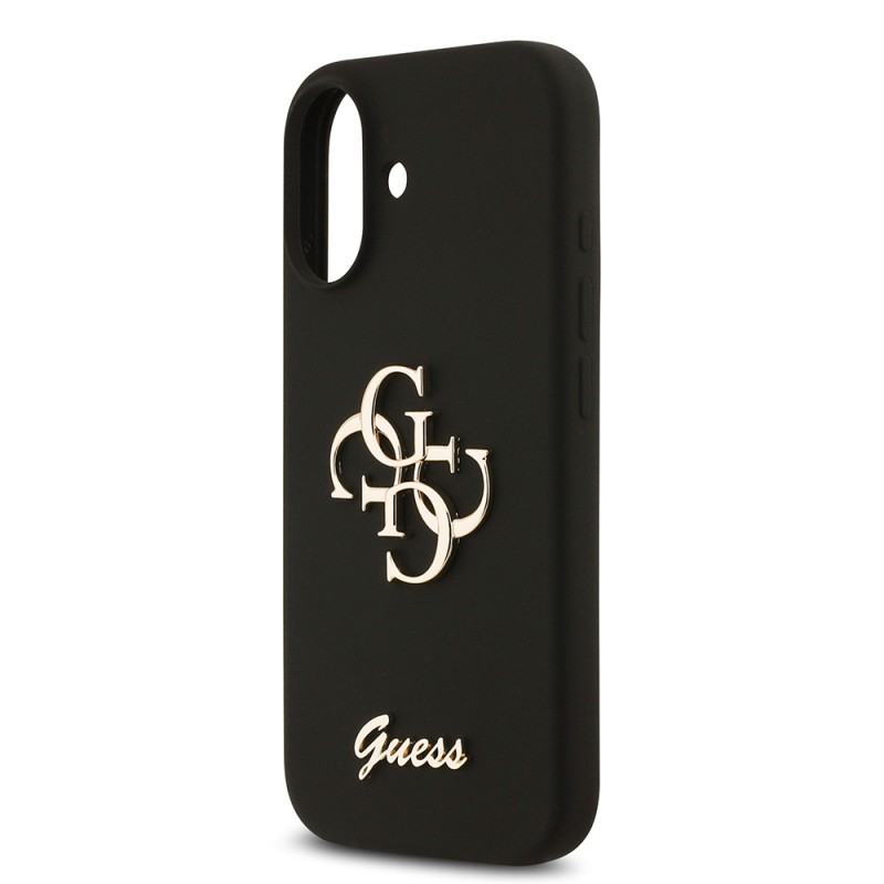 Apple iPhone 17 Case Guess Original Licensed Grained Text Logo Cover - 10