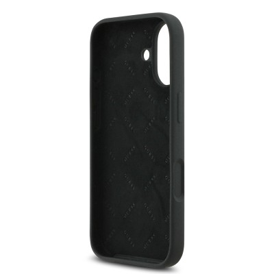 Apple iPhone 17 Case Guess Original Licensed Grained Text Logo Cover - 11