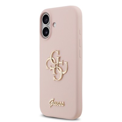 Apple iPhone 17 Case Guess Original Licensed Grained Text Logo Cover - 13