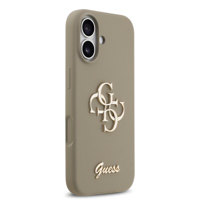 Apple iPhone 17 Case Guess Original Licensed Grained Text Logo Cover - 22