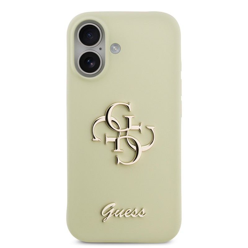 Apple iPhone 17 Case Guess Original Licensed Grained Text Logo Cover - 28