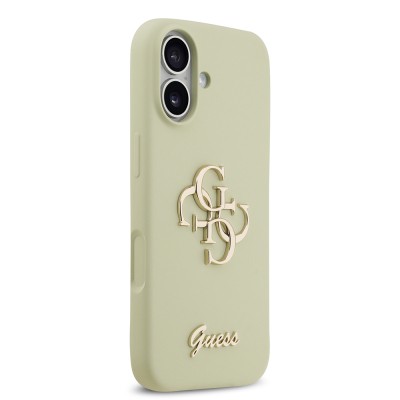 Apple iPhone 17 Case Guess Original Licensed Grained Text Logo Cover - 29