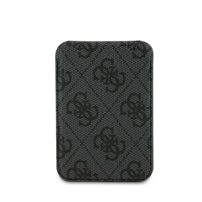 Apple iPhone 17 Case Guess Original Licensed M-safe Charging Case with Strap and 4G Logo Card Holder - 13