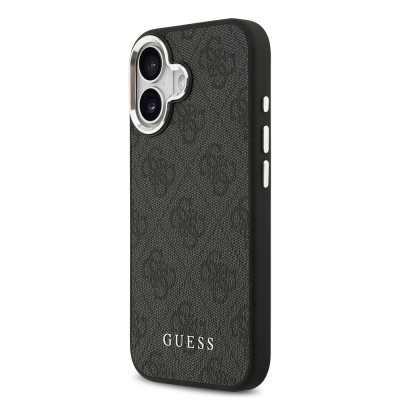 Apple iPhone 17 Case Guess Original Licensed M-safe Charging Feature 4G Classic Text Logo Cover - 4