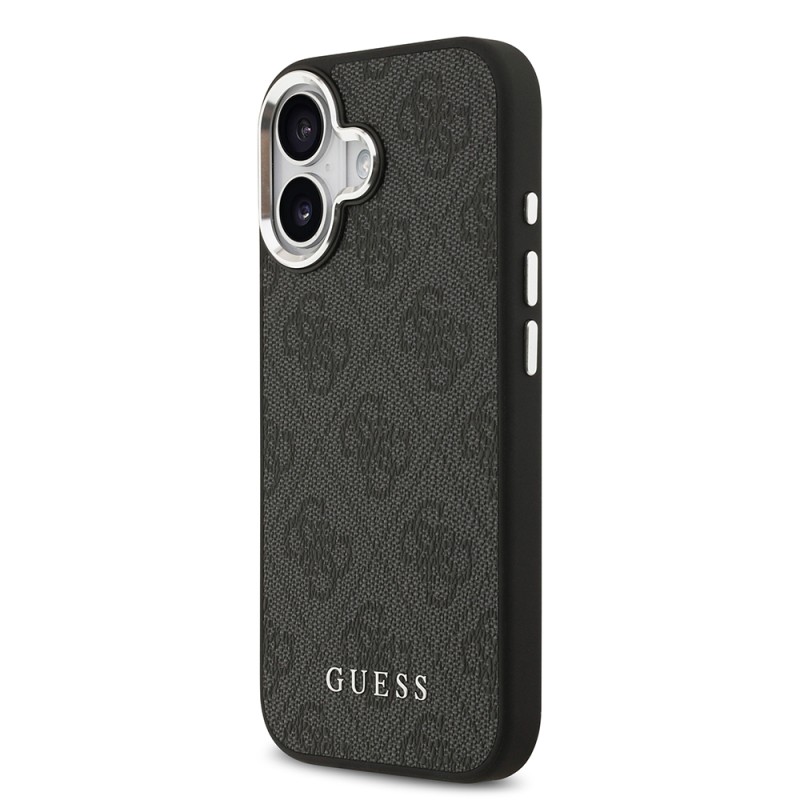 Apple iPhone 17 Case Guess Original Licensed M-safe Charging Feature 4G Classic Text Logo Cover - 4