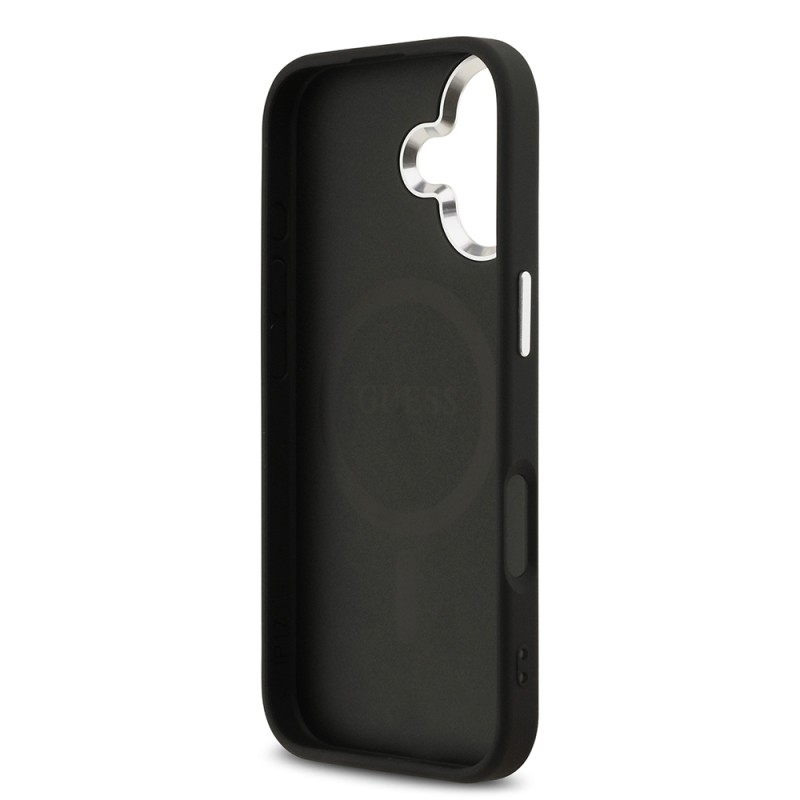 Apple iPhone 17 Case Guess Original Licensed M-safe Charging Feature 4G Classic Text Logo Cover - 9