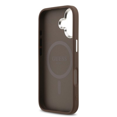 Apple iPhone 17 Case Guess Original Licensed M-safe Charging Feature 4G Classic Text Logo Cover - 16