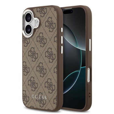 Apple iPhone 17 Case Guess Original Licensed M-safe Charging Feature 4G Classic Text Logo Cover - 3