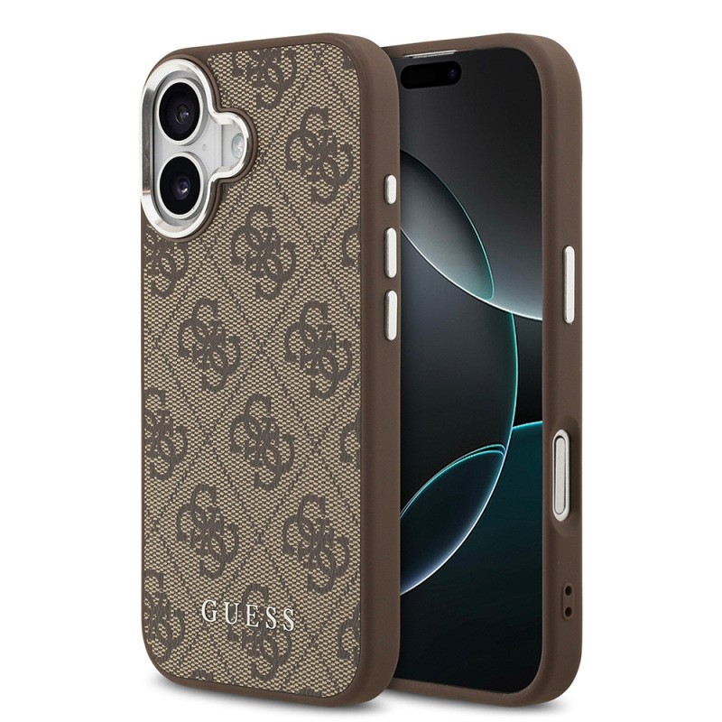 Apple iPhone 17 Case Guess Original Licensed M-safe Charging Feature 4G Classic Text Logo Cover - 3